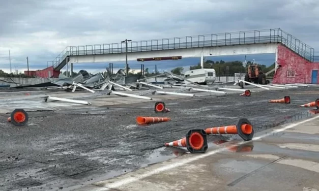 El tornado destruyó gran parte del autódromo de 9 de Julio