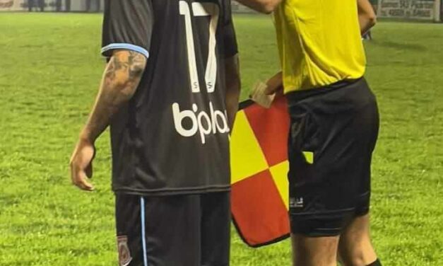 Torneo Federación: Terna pehuajense impartió justicia en la goleada de Santa Rita a Balonpié y la gran noche de Peters