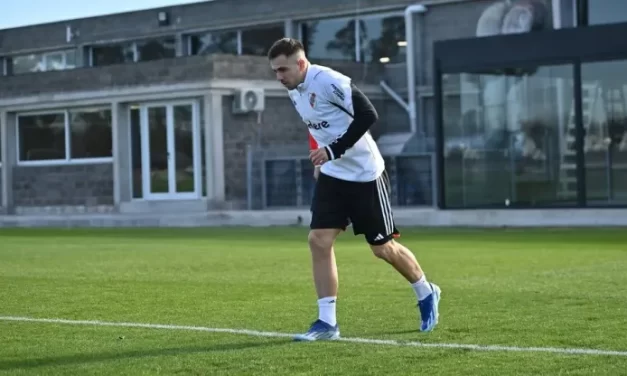 River le dio la bienvenida a Felipe Peña Biafore