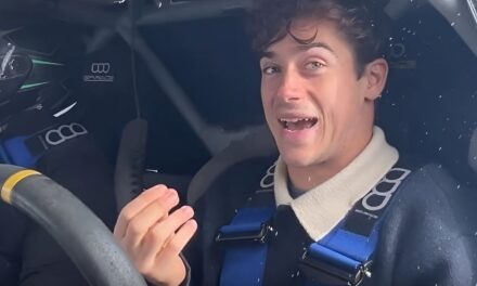 Franco Colapinto a Fernando Belasteguín: «¡Está asustado, Bela! Esto no es como el pádel»