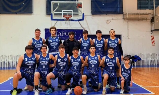 Básquet: Deportivo recibió la visita de un equipo que fue campeón de la Liga Nacional