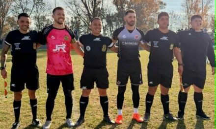 Colegiados de la escuela local dirigieron un clásico importante de la región