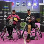 Pádel en silla de ruedas: Un pehuajense junto a su pareja hicieron historia en el Open de Monte Grande