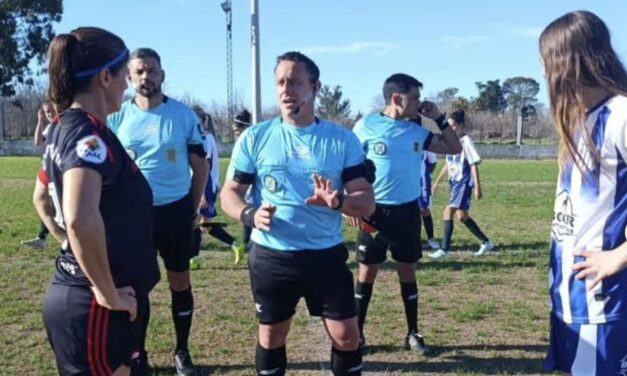 Árbitros pehuajenses impartieron justicia en un encuentro de certamen nacional